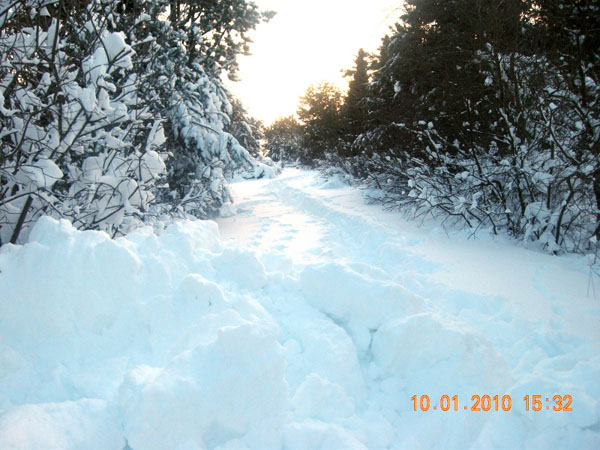 Vinter på Draget 2010